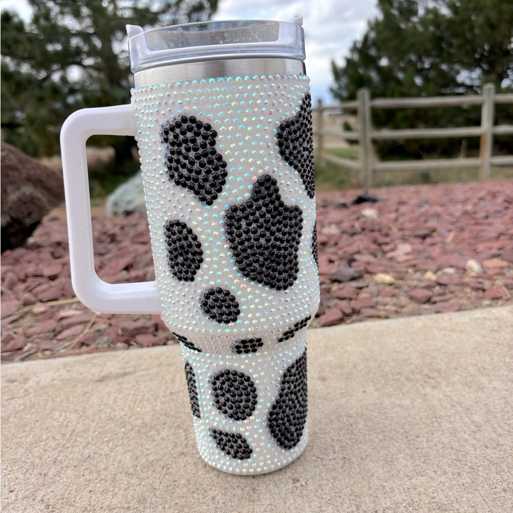 Sparkling Cow Print cup